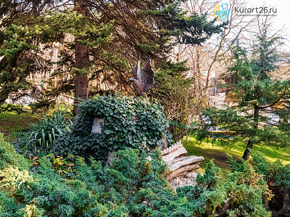 Санаторий «им. М.Ю. Лермонтова», г. Пятигорск. Территория